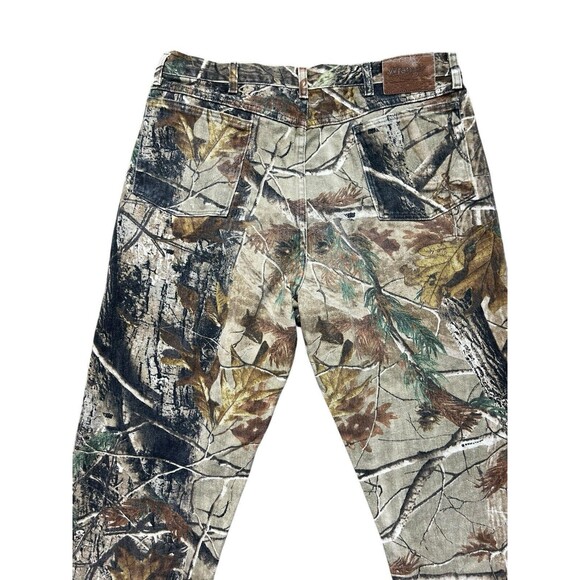 Wrangler Pro Gear Pants Mens 38x34 Realtree Hardwoods Camo Upland Hunting Chaps - Picture 6 of 11